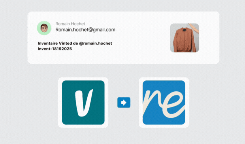 Import catalogue Vinted dans DressKare